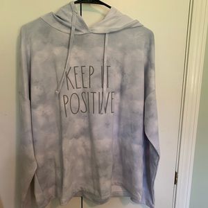 NWT Rae Dunn Keep it Positive sweatshirt